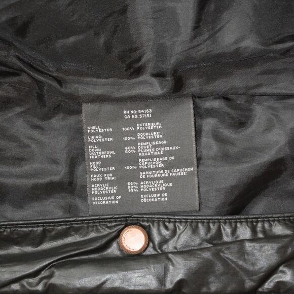 ANDREW MARC Kava Faux Fur Trim Quilted Down Drawstring Parka Coat Size XS - Picture 9 of 11